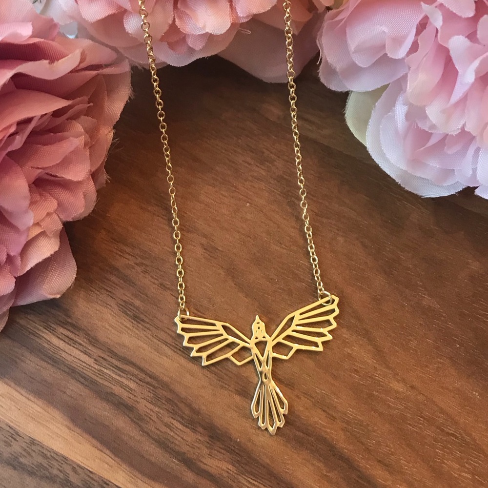 Harry Potter Rising Phoenix Necklace - Picture 6 of 8